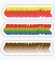 BROCKHAMPTON LOGO STICKER SET Sticker