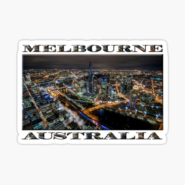 City Lights (widescreen poster on white) Sticker