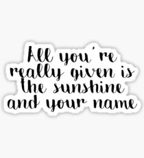 Get Along Sticker