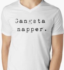 Gangsta Napper Men's V-Neck T-Shirt