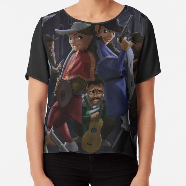 The Valiant Ladies of Potosi - Rejected Princesses Chiffon Top