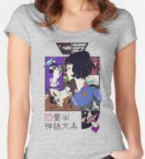 Tatami Galaxy Fitted Scoop T-Shirt