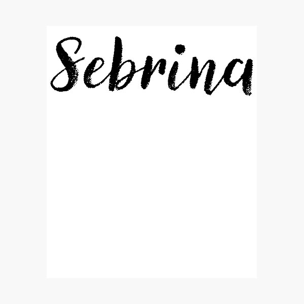 Item preview, Sebrina - Cute Names For Girls Stickers & Shirts designed and sold by soapnlardvx.