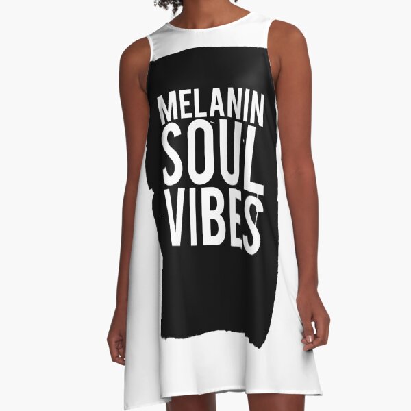 MELANIN SOUL VIBES A-Line Dress