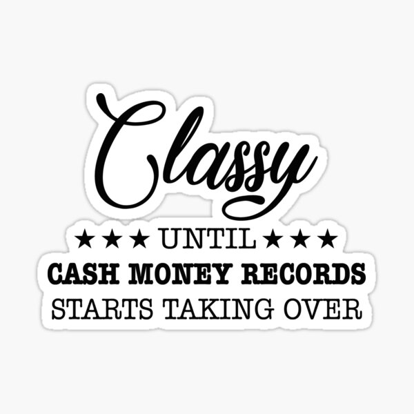 Download Cash Money Records Stickers Redbubble