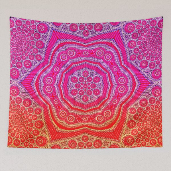 Item preview, Flower of life pink and orange  designed and sold by RoyalSunGate.