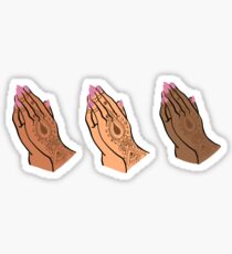 Sisters Praying Sticker