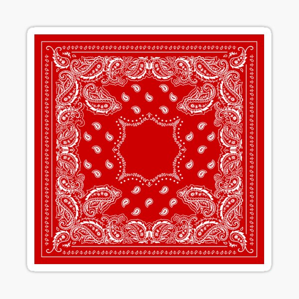Bandana Bandana Red - Sticker