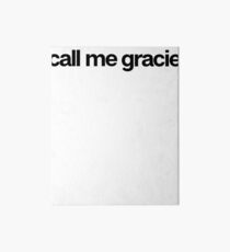 Call Me Gracie - Cool Custom Stickers Shirt Art Board