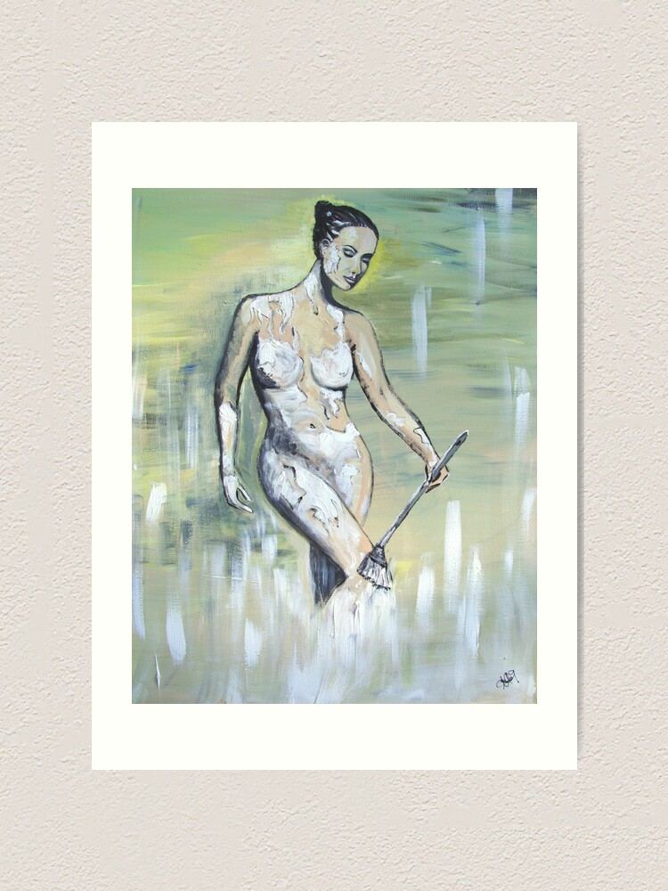 Alternate view of Body - Painted Art Print
