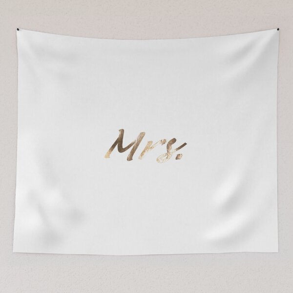 Item preview, "Mrs." Rose Gold and White designed and sold by katietavares.