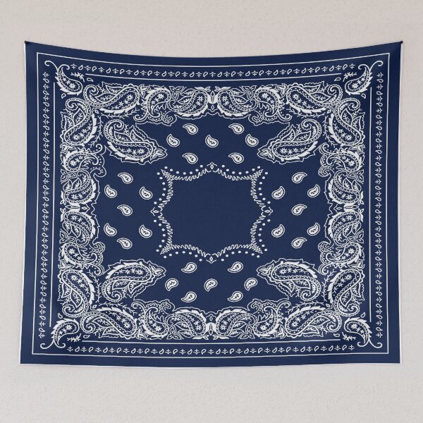 Item preview, Bandana Bandana Blue -  Navy Blue  designed and sold by rosemaryalbo.