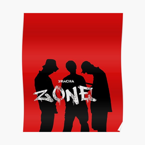 KPOP STRAY KIDS SKZ 3RACHA ZONE SONG Poster