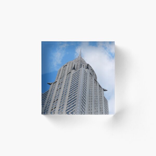 Skyscraper New York City Acrylic Block