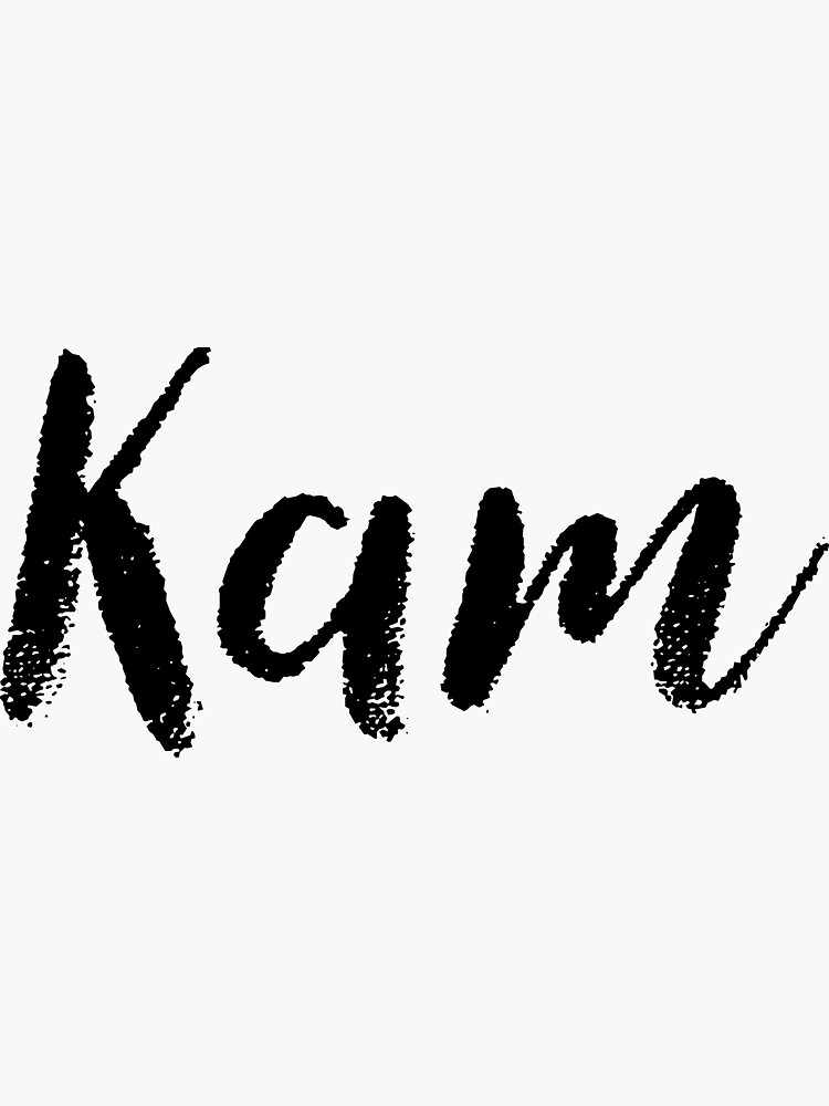 kam-cute-girl-names-for-wife-daughter-sticker-for-sale-by