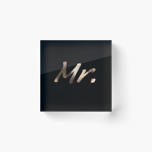 Item preview, "Mr." Rose Gold and Black designed and sold by katietavares.