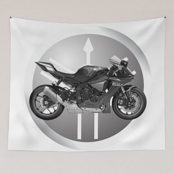 Item preview, Yamaha R1 Emblem Side-On designed and sold by MotoringZen.