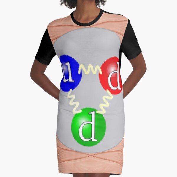 Physics #Physics #ParticlePhysics #NuclearPhysics #ModernPhysics Graphic T-Shirt Dress