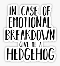 Funny Hedgehog Lover Shirt Gift for Men Women Kids Sticker