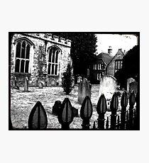 Church Yard Photographic Print