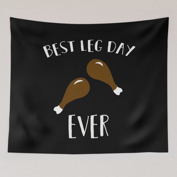Item preview, Best Leg Day Ever Funny Gym Turkey Thanksgiving designed and sold by ccheshiredesign.