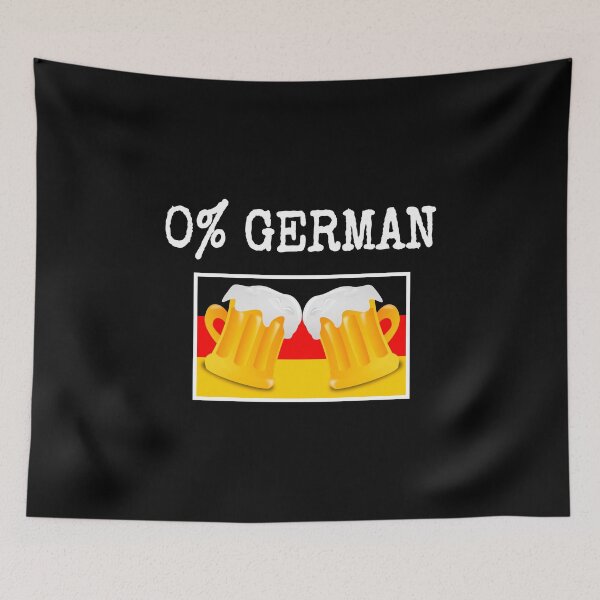 Item preview, 0% German Funny Beer Oktoberfest designed and sold by CreativeStrike.
