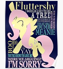 The Many Words of Fluttershy Poster