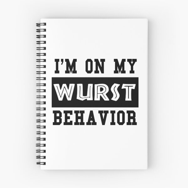 Item preview, I'm On My Wurst Behavior Oktoberfest 2018 Gift designed and sold by CreativeStrike.
