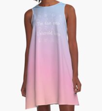 BTS Epiphany I'm The One I Should Love Gradient Background (more colors available, see desc.) A-Line Dress
