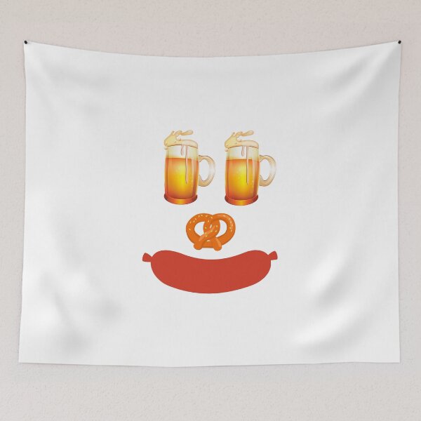 Item preview, Oktoberfest Costume Beer Face Funny Halloween designed and sold by CreativeStrike.