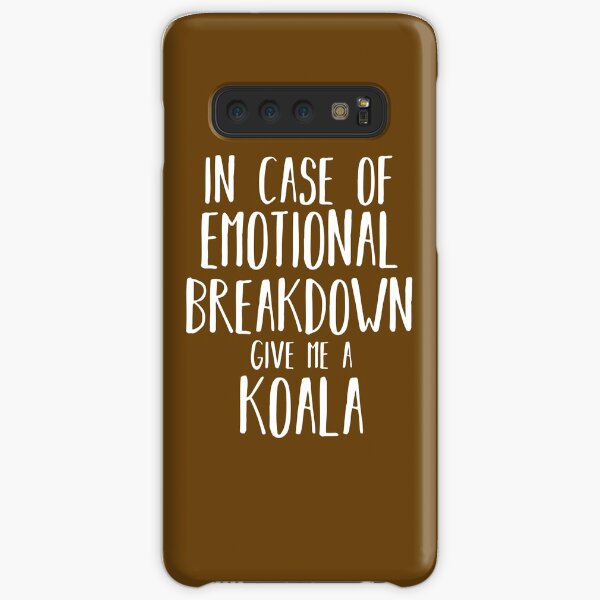 Funny Koala Lover Shirt Gift para Hombres Mujeres Niños Funda rígida para Samsung Galaxy