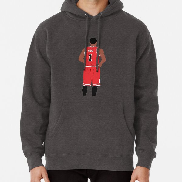 derrick rose red hoodie
