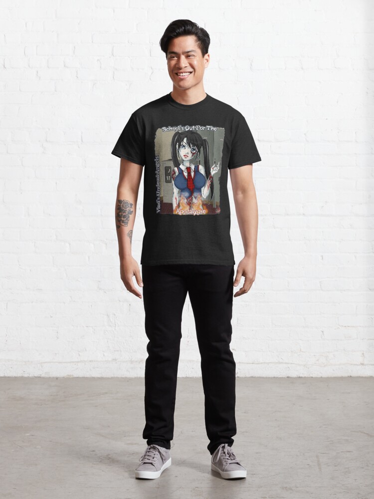 Alternate view of Undead Angels: Zombie Schoolgirl Classic T-Shirt