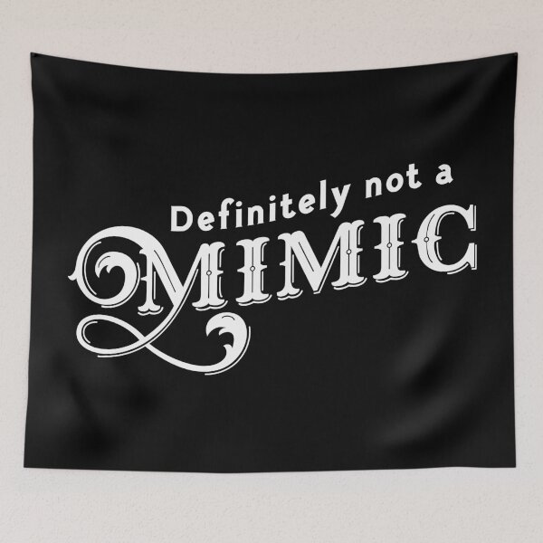 Item preview, Definitely Not a Mimic Tabletop RPG Addict designed and sold by pixeptional.