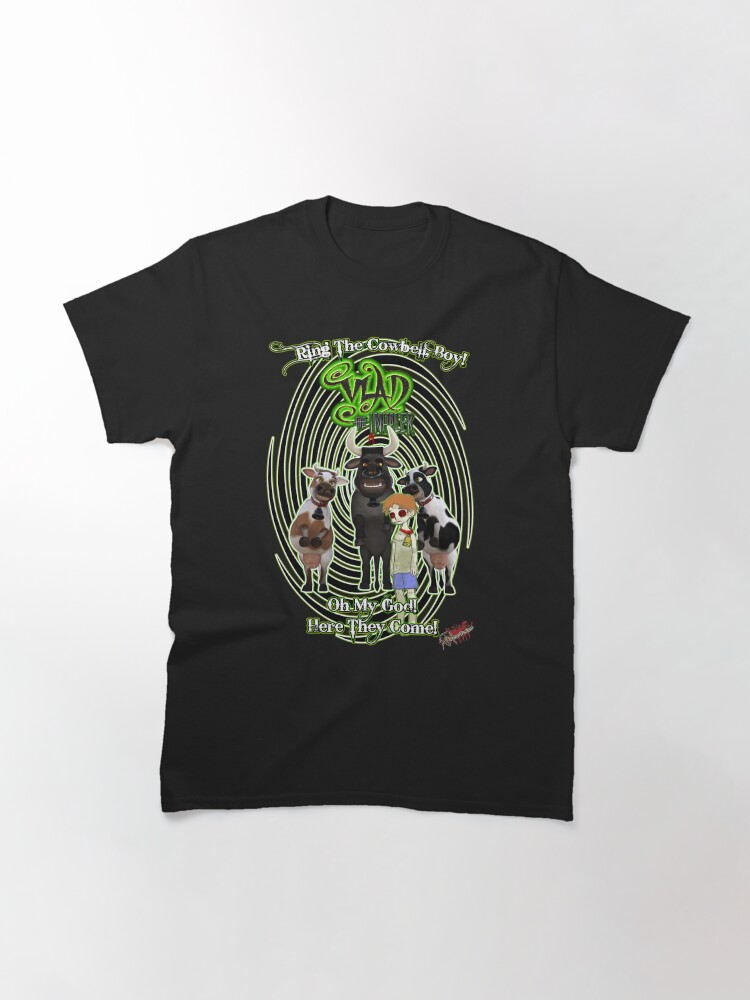 Alternate view of Vlad The Inhaler: Cowbells! Classic T-Shirt