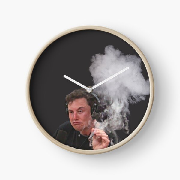 Elon Musk Smokes Clock