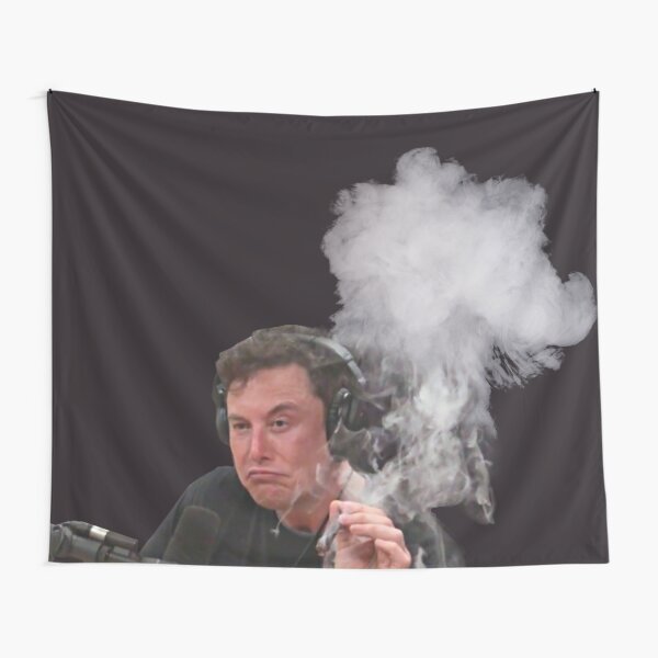 Elon Musk Smokes Tapestry