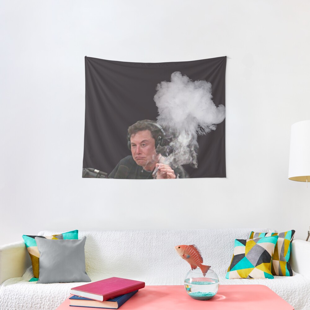 Elon Musk Smokes Tapestry