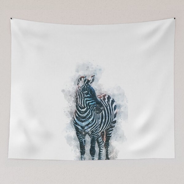 Item preview, Watercolor zebra illustration designed and sold by sashica.