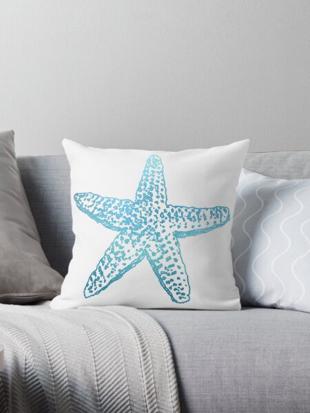 Artikel-Vorschau von Starfish, irisierendes aquamarines Blau, designt und verkauft von PixDezines.