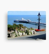 Llandudno Pier Canvas Print