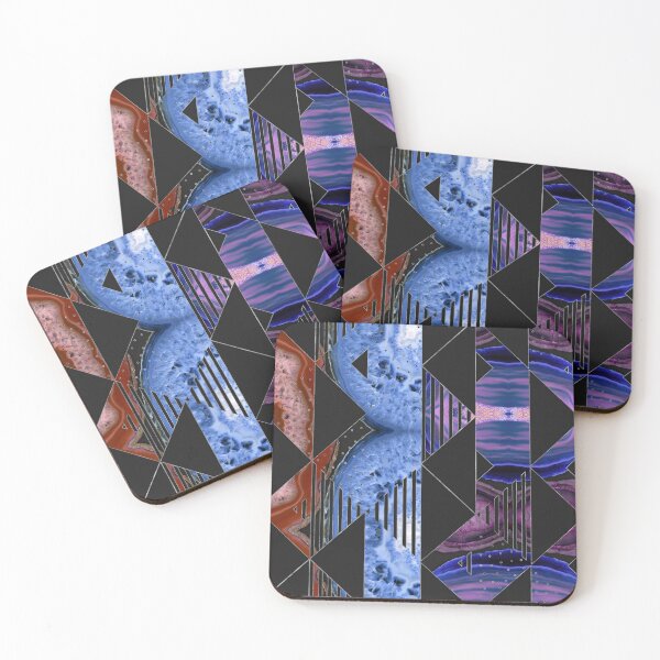Item preview, Agate Geode Textures Geometric Abstract designed and sold by Nartissima.