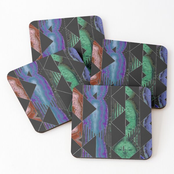 Item preview, Agate Geode Textures Geometric Abstract designed and sold by Nartissima.