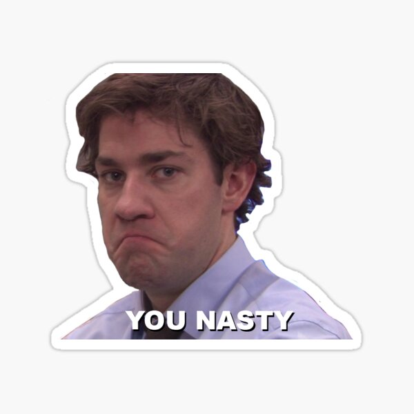 "Jim The Office Sticker" Sticker for Sale by JuliaElihu Redbubble