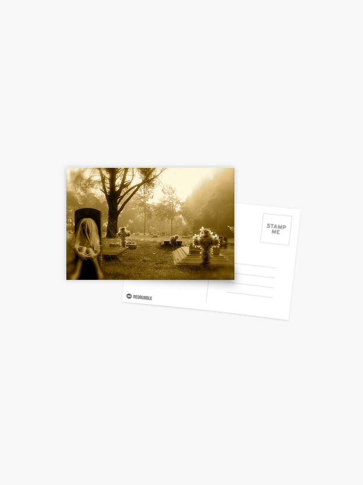 Thumbnail 1 of 2, Postcard, Love is Stronger Than Death designed and sold by KatarinaSilva.