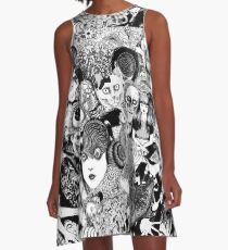 junji ito collage A-Line Dress