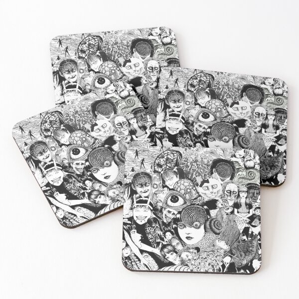 junji ito collage Coasters (Set of 4)