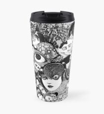 junji ito collage Travel Mug