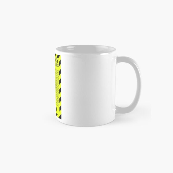 Emergency Bible Scriptures Numbers (New and Improved) Classic Mug