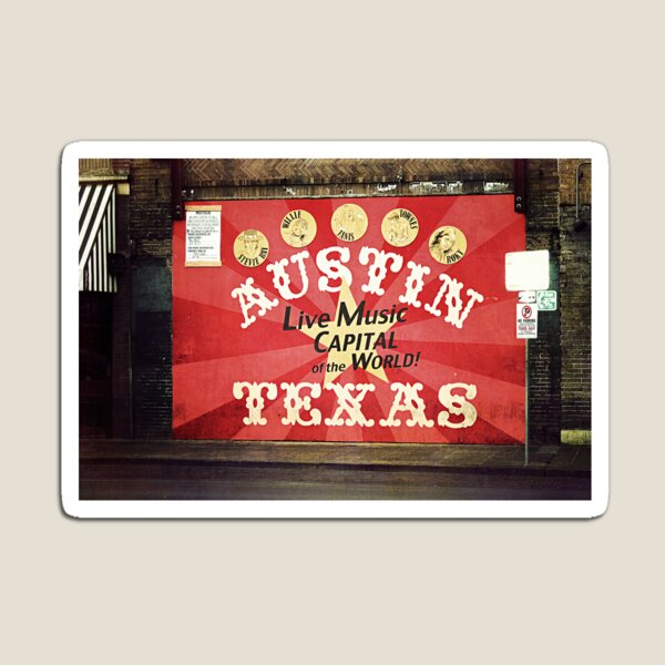 Austin Live Music Magnet